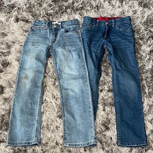 Two Pairs of Boy Levi Jeans